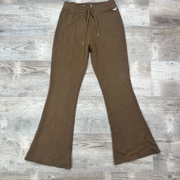 Hollister Pants - Y2K Vtg Hollister Brown Sweatpants Drawstring Waist White Leg Size M?